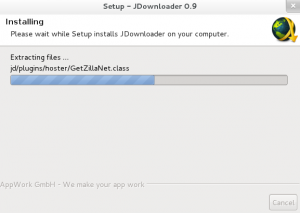 JDownloader installation