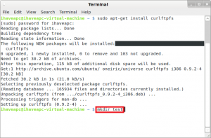 How To Mount Remote FTP Site As A Local Folder From Terminal In Linux Mint / Ubuntu