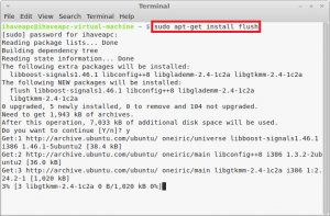 Flush: A GTK Based Bittorrent Client For Linux Mint / Ubuntu