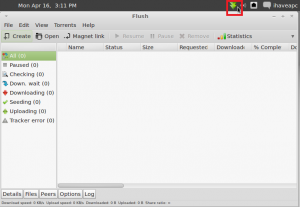 Flush: A GTK Based Bittorrent Client For Linux Mint / Ubuntu