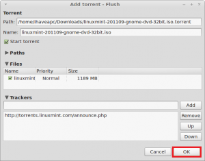 Flush: A GTK Based Bittorrent Client For Linux Mint / Ubuntu