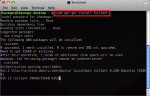 how to install onedrive on a terminal server