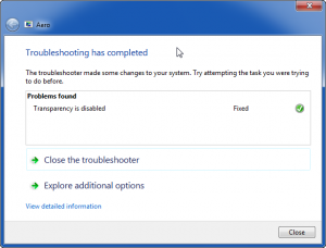 improve desktop performance for windows aero windows 7