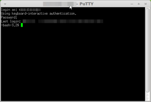 putty portable linux