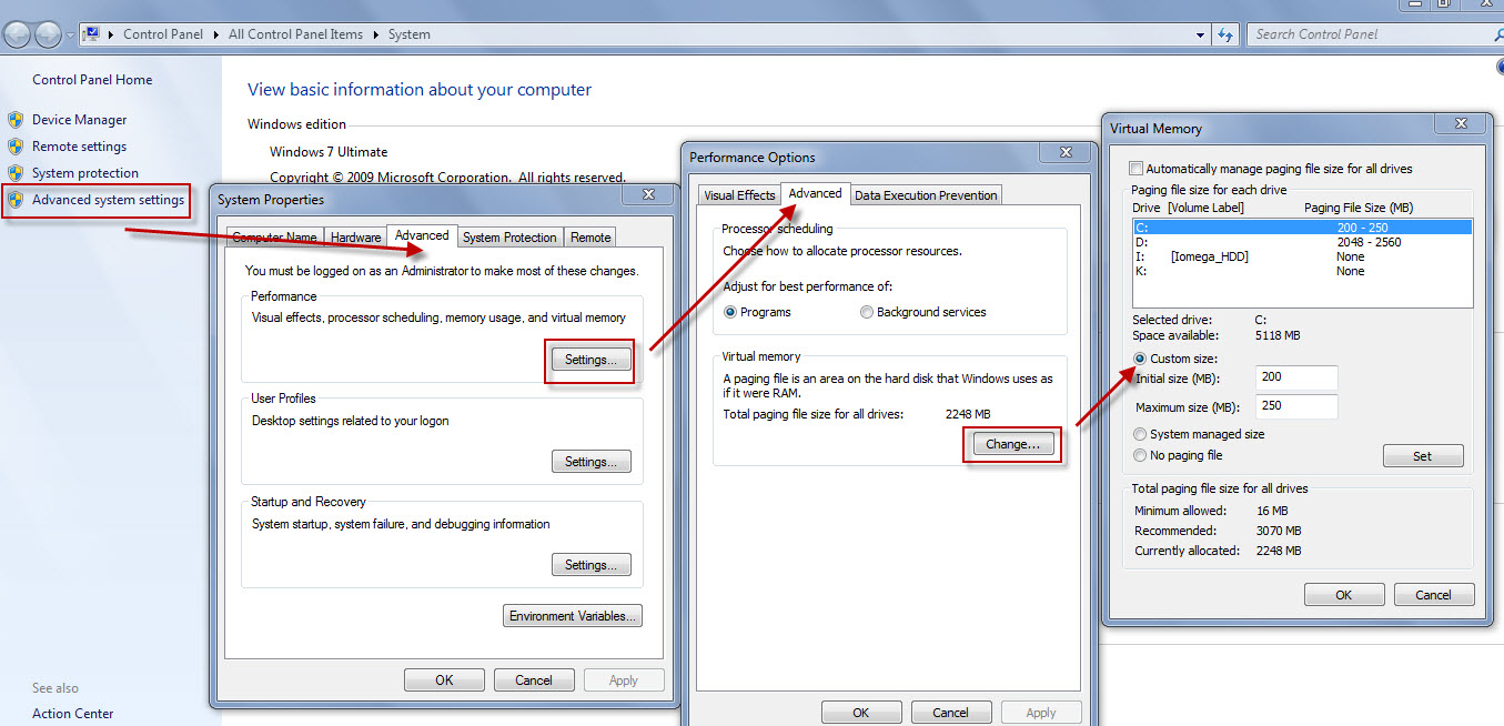 using usb to optimize disk space