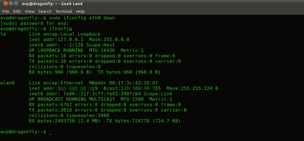 How To Quickly Enable Disable Wired And Wireless Networks Using Linux Mint Ubuntu Terminal 