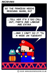 Mario goes professional