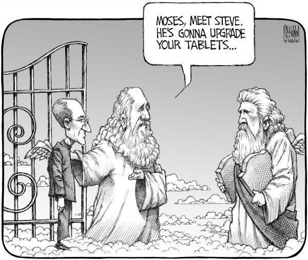 Steve Jobs In Heaven