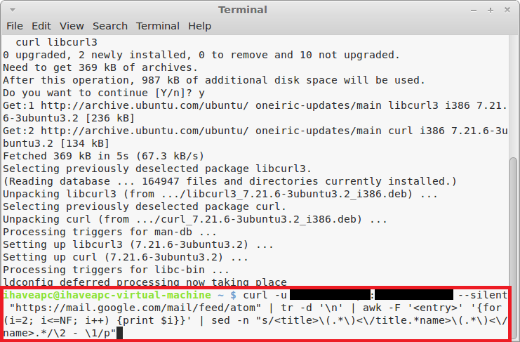 How To Quickly Check Your Unread Gmail From Linux Mint / Ubuntu ...