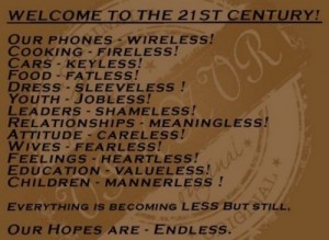 Welcome To 21st Century