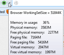 Memory usage details