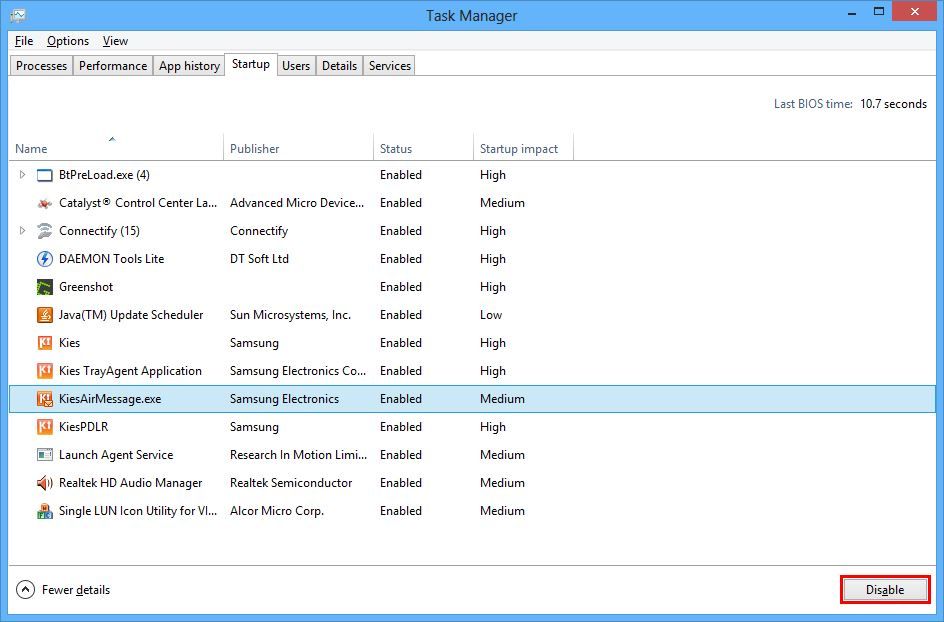 How To Disable Startup Programs In Windows 8