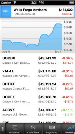 personal capital app on iphone