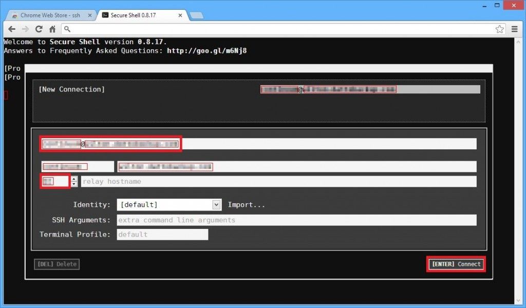 chrome secure shell chrome secure shell