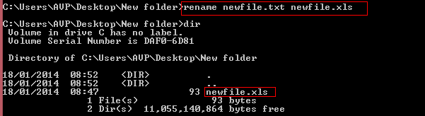 windows command line mass rename