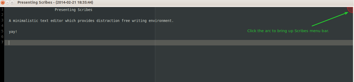Scribes : A Minimalist Text Editor For Ubuntu - I Have A PC
