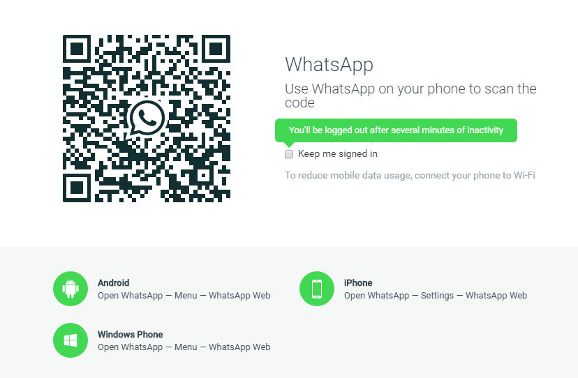 how to sign out from whatsapp