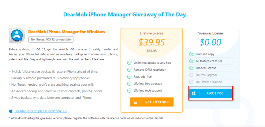 dearmob iphone manager giveaway