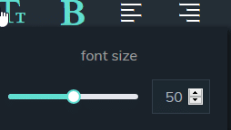 choosing font size for text 