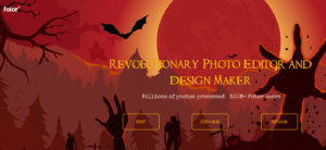 Fotor main page