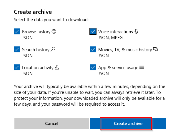 choosing what to download using Microsoft account management 