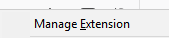 changing extension settings