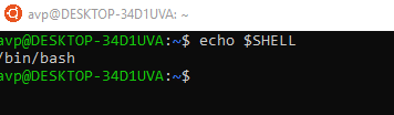 Bash shell in Windows 10 using Ubuntu Terminal