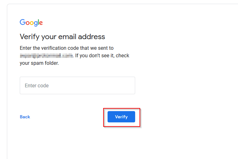 verifying existing email when signing up using non Gmail sign-in page