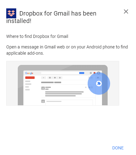 gmail drop box