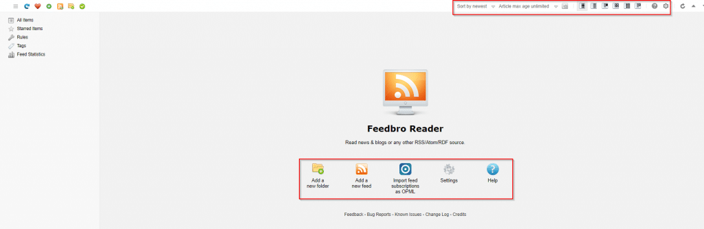 chrome feed reader