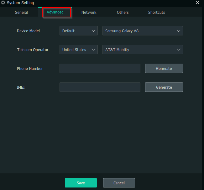 memu keyboard shortcuts