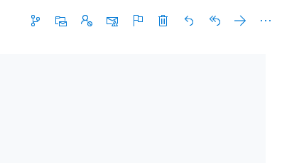 outlook.com quick actions for message surface