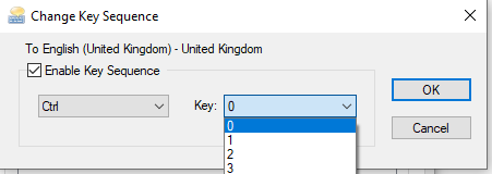 setting hotkeys for switching text input language in Windows 10