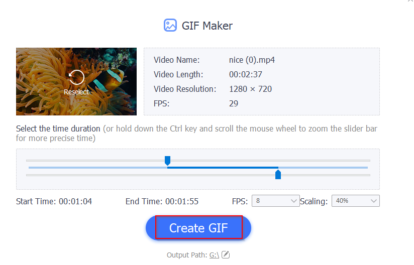 convert videos to GIF using  IOTransfer 3