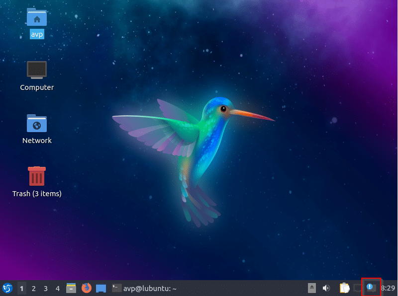 Lubuntu 19.04 desktop environment