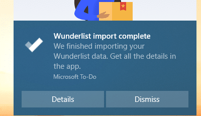 import wunderlist to microsoft to do