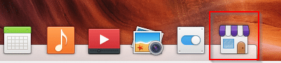 accessing AppCenter from system dock in elementary OS 