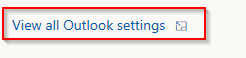 open Outlook.com settings page