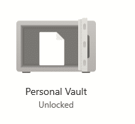 personal vault google drive