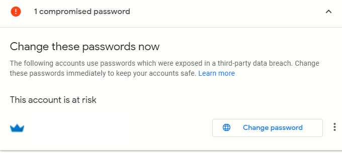 suggest a new password