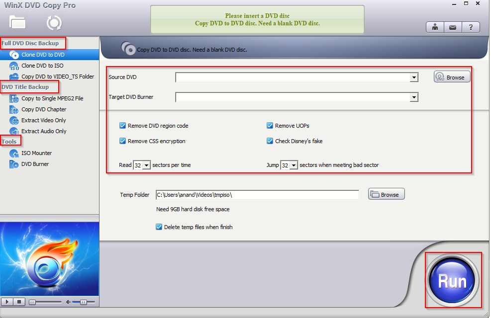 WinX DVD Copy Pro 3.9.8 download the new version for windows