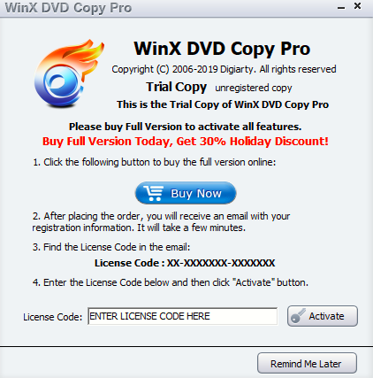 download the new version for ipod WinX DVD Copy Pro 3.9.8