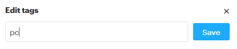 adding and editing tags for saved web pages in pocket list