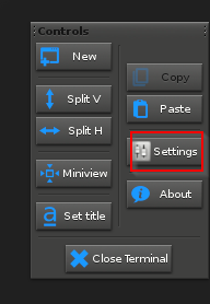 accessing Terminology settings