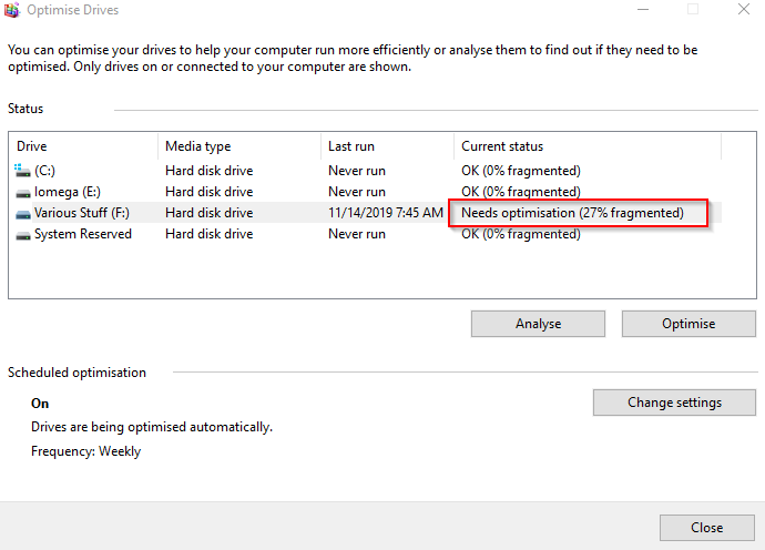 How To Configure Drive Optimisation In Windows 10 - I Have A PC | I ...