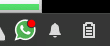 WhatsApp system tray icon in Linux Mint