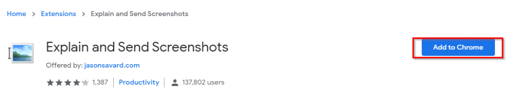 adding Explain and Send Screenshots Chrome extension