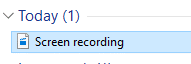 screen recording saved locally as a Webm file