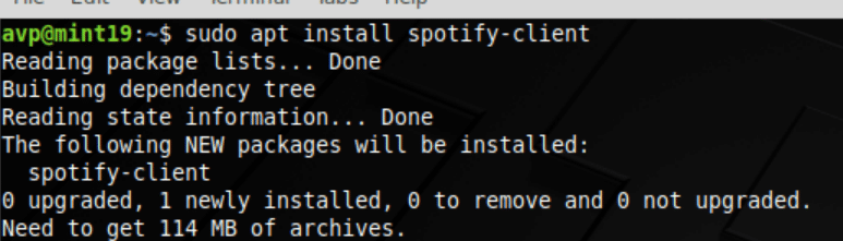 linux mint spotify