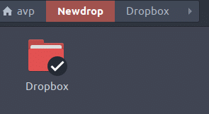Dropbox folder moved to a new location in Linux
